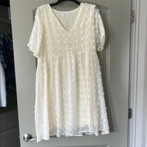 Elegant Cream Dress
